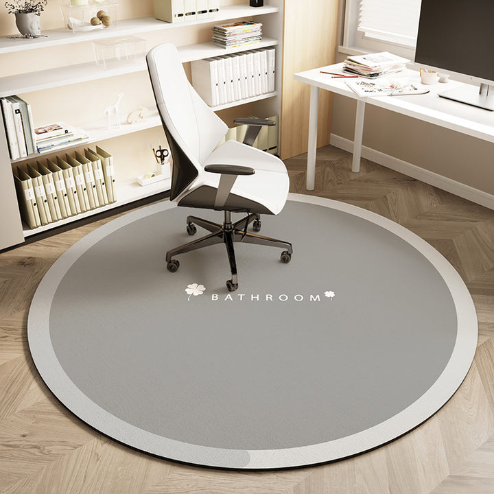 Round Office Mat
