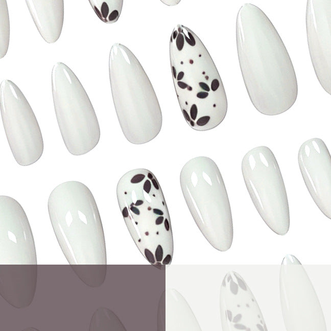 Artistic Almond-Shaped Nail Art Enhancements Kalsten