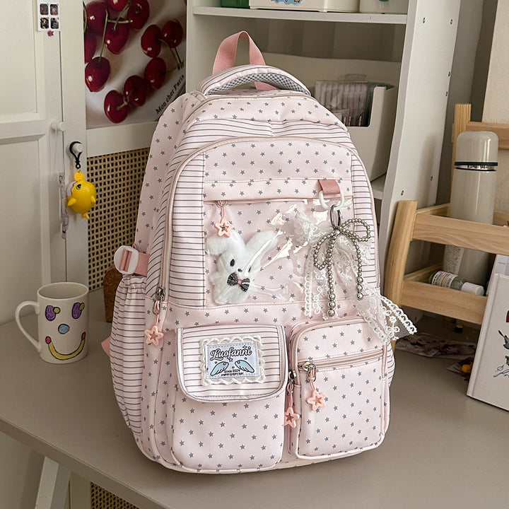 Stylish Multi-Functional Star Print Backpack Kalsten