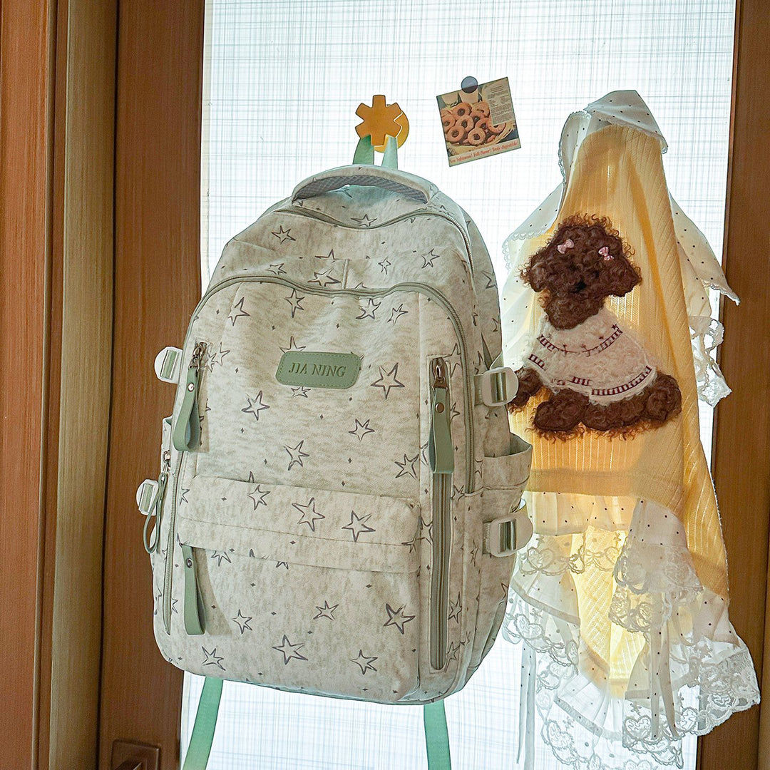 Stylish Star-Emblazoned Everyday Backpack Kalsten