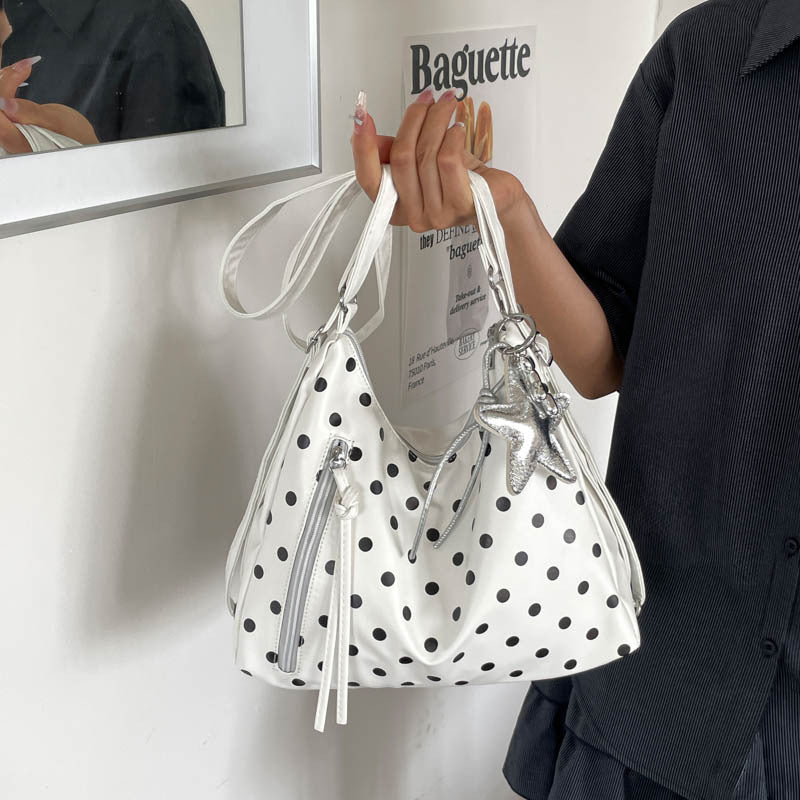 Stylish Polka Dot Tote Bag