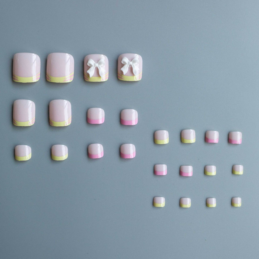 Decorative French Pedicure Kit