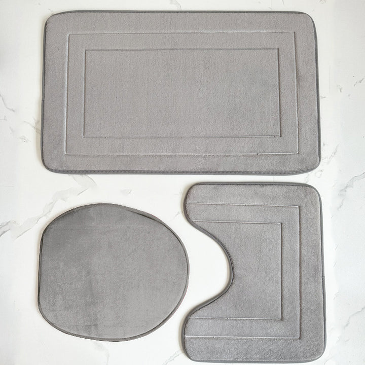 Plush Soft Bath Mat Set Kalsten