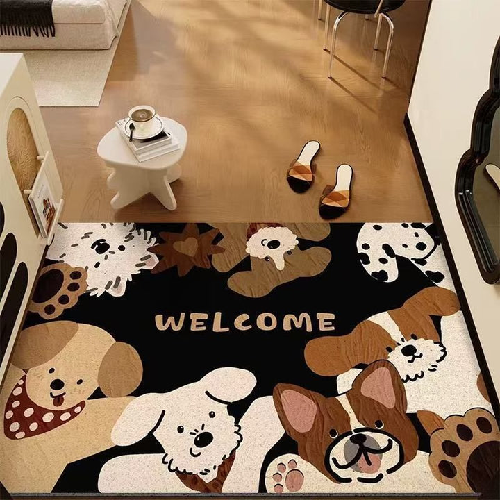 Playful Cartoon Doormat