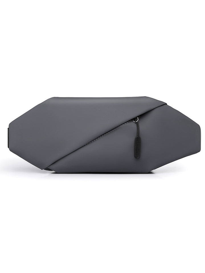 Modern Structured Leather Sling Bag Kalsten