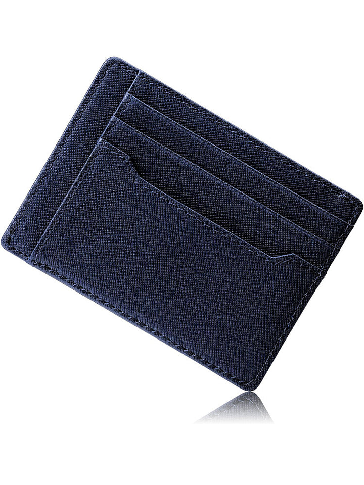 Textured Leather Card Holder Kalsten