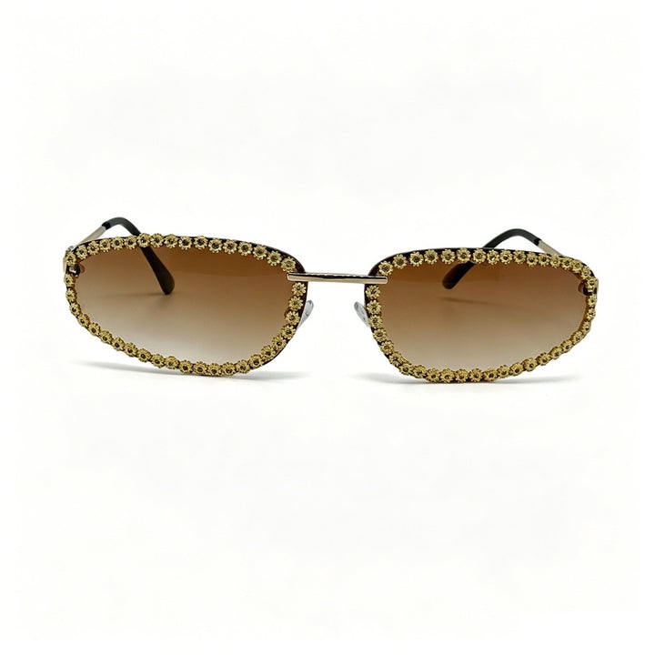 Ladies fashionable sunglasses with sparkling stone embellishment Kalsten