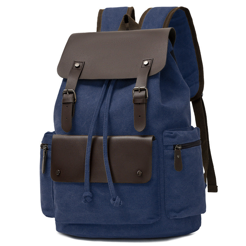 Canvas Drawstring Closure Backpack