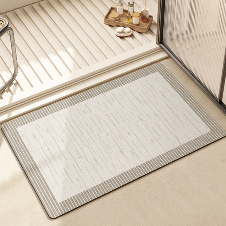Modern Textured Bath Mat Kalsten