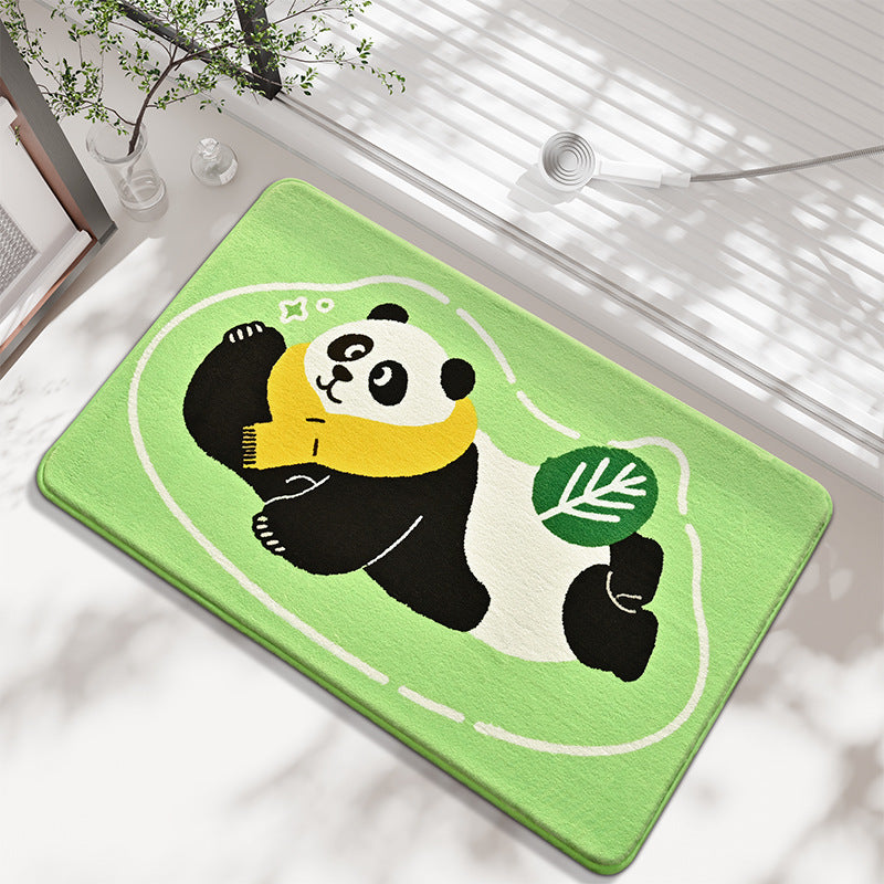 Cartoon Panda Bath Mat Kalsten