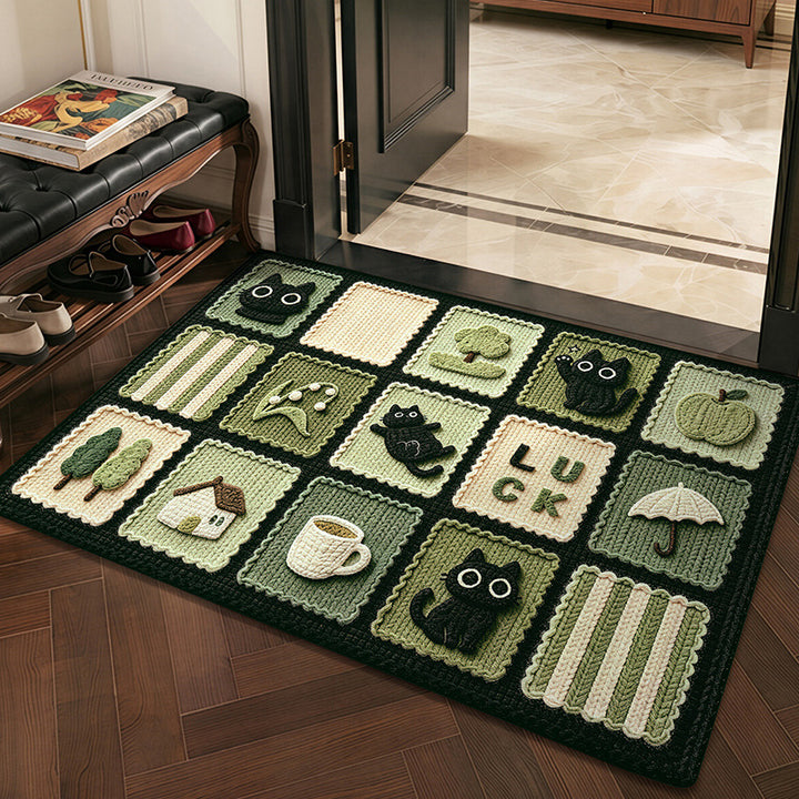 Playful Animal-Themed Door Mat