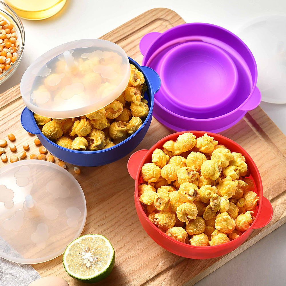 Silicone Popcorn Container with Lid Kalsten