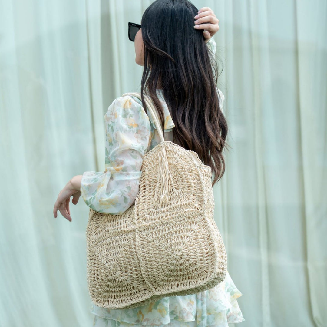 Braided Oversized Beach Bag Kalsten