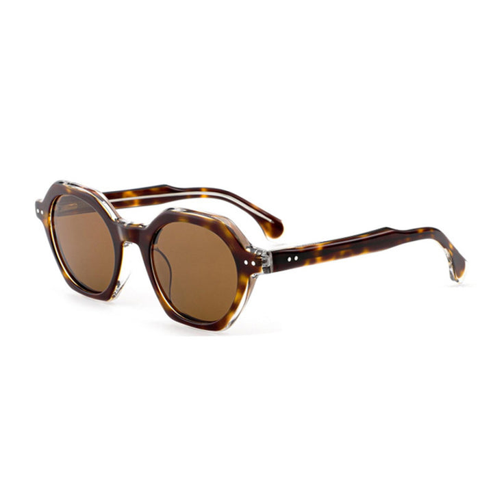 Women's sunglasses in stylish, hexagonal design with sturdy frame and UV protection Kalsten
