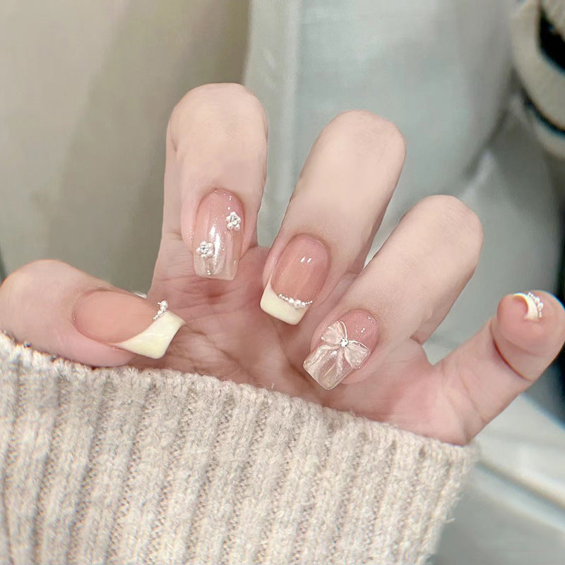 Premium Artistic Long Stiletto Nail Tips with Intricate Embellishments Kalsten