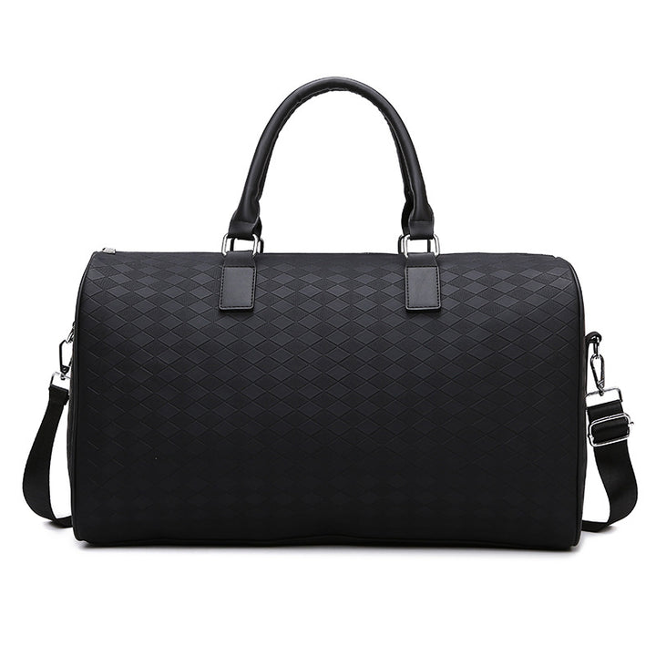 Sporty shoulder bag with structured outer material Kalsten