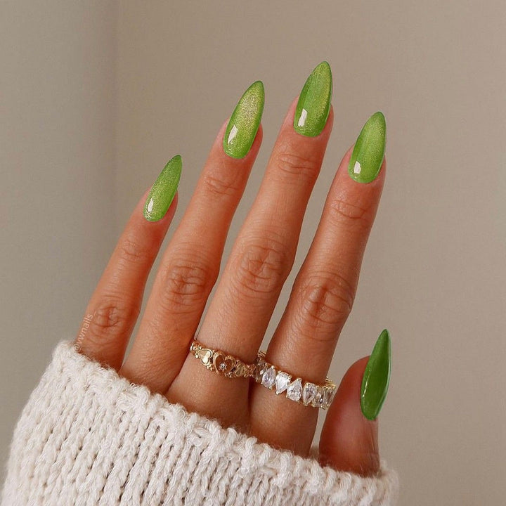 Artificial nail set with elegant glitter finish Kalsten