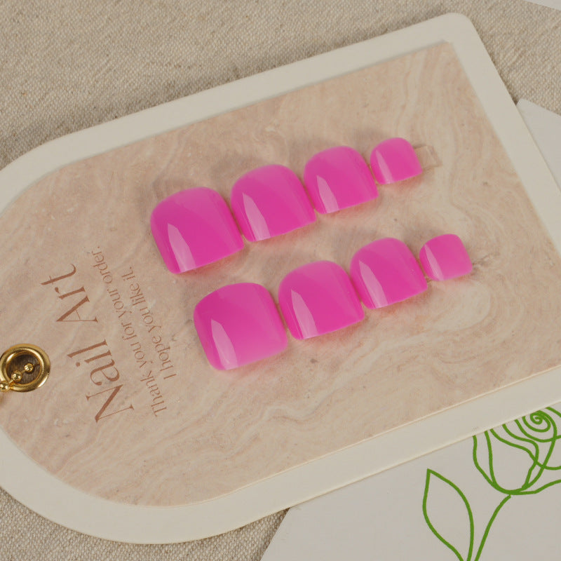 Glossy Short Press-On Nail Set Kalsten
