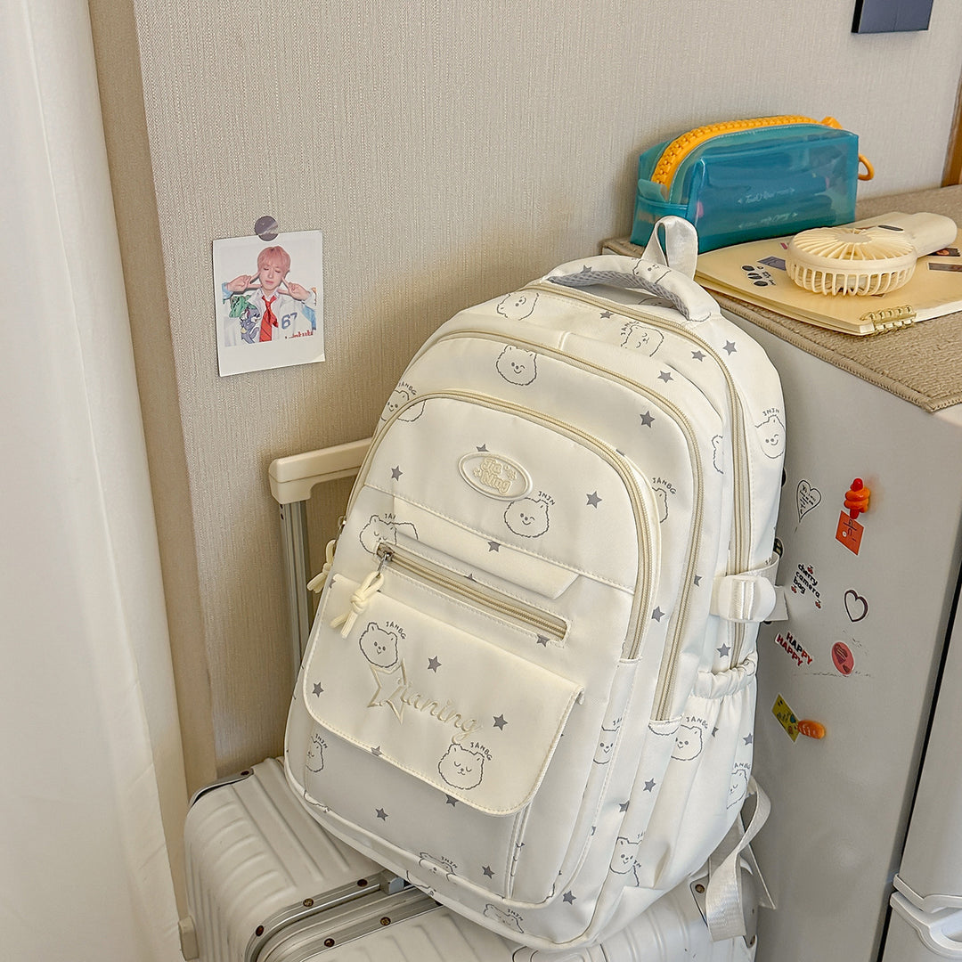 Cute Character-Printed Casual Backpack Kalsten