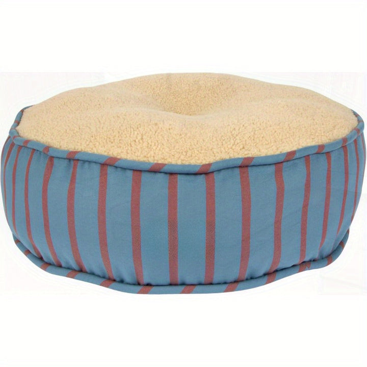 Cozy Round Plush Dog Bed