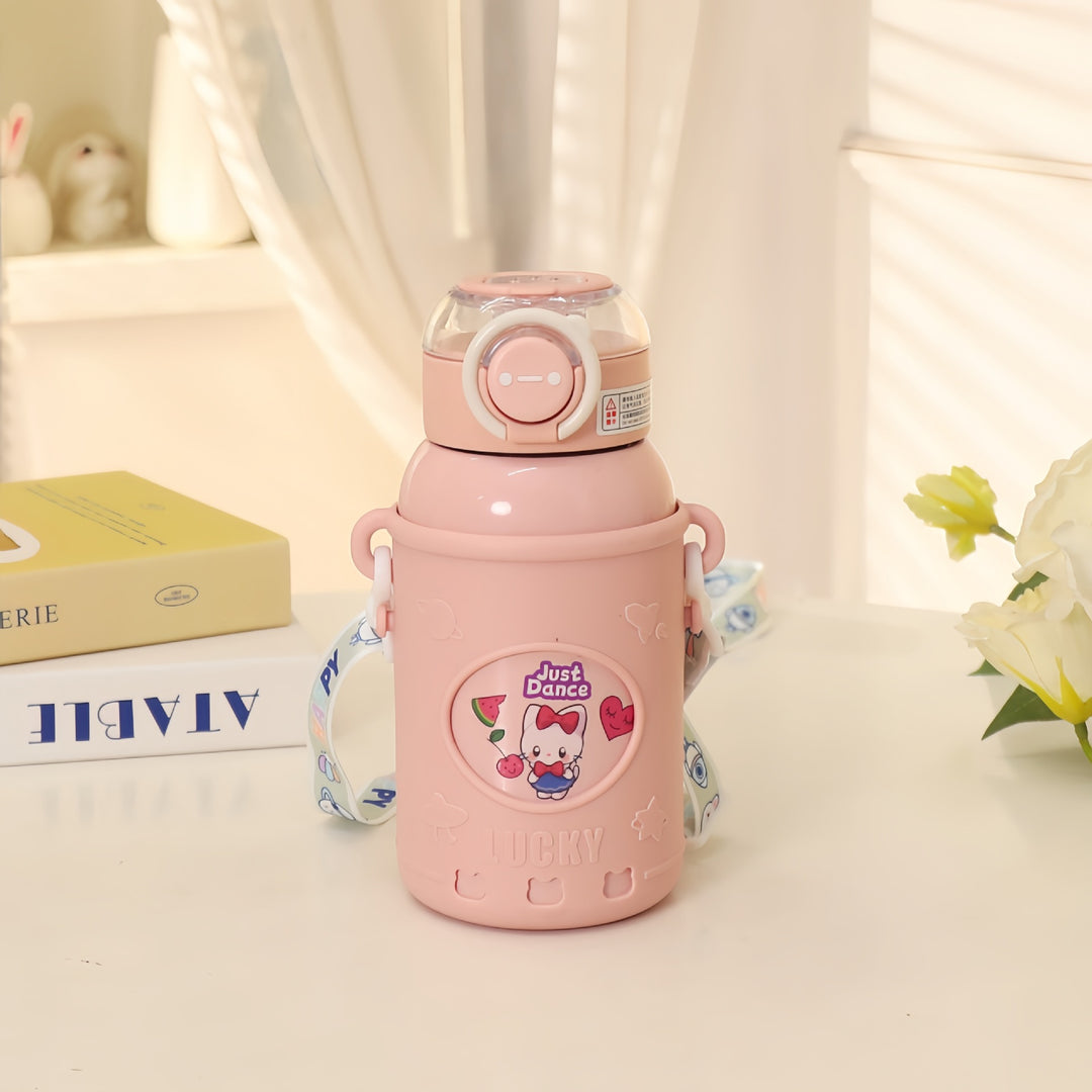 Creative water bottle with practical carrying strap Kalsten