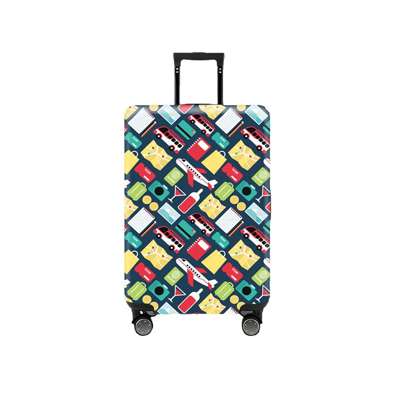 Women's Hard Shell Travel Suitcase with Eye-Catching Phrase Design Kalsten