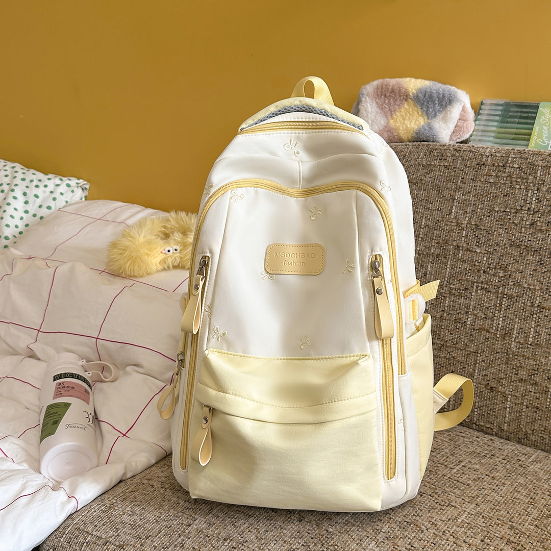 Stylish Emblazoned Multi-Compartment Backpack Kalsten