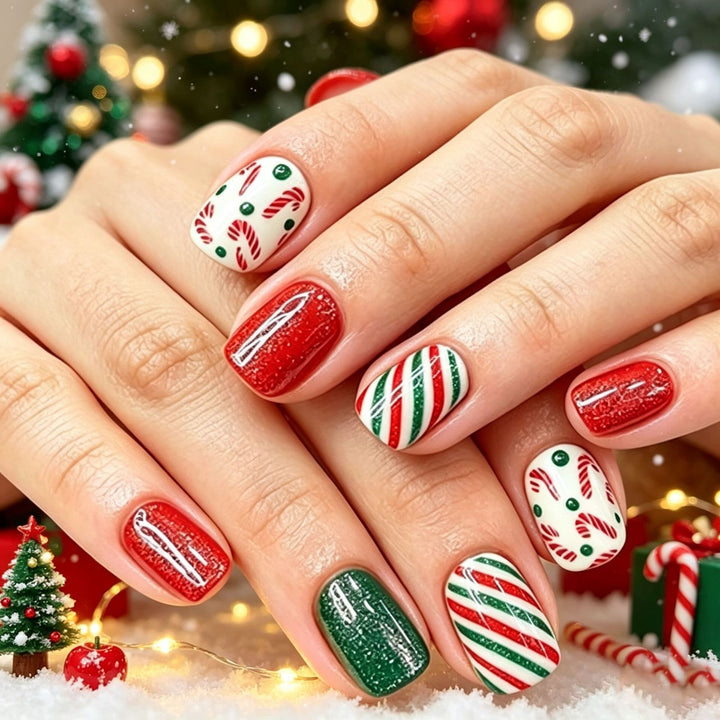 Holiday-Themed Creative Nail Art Set Kalsten