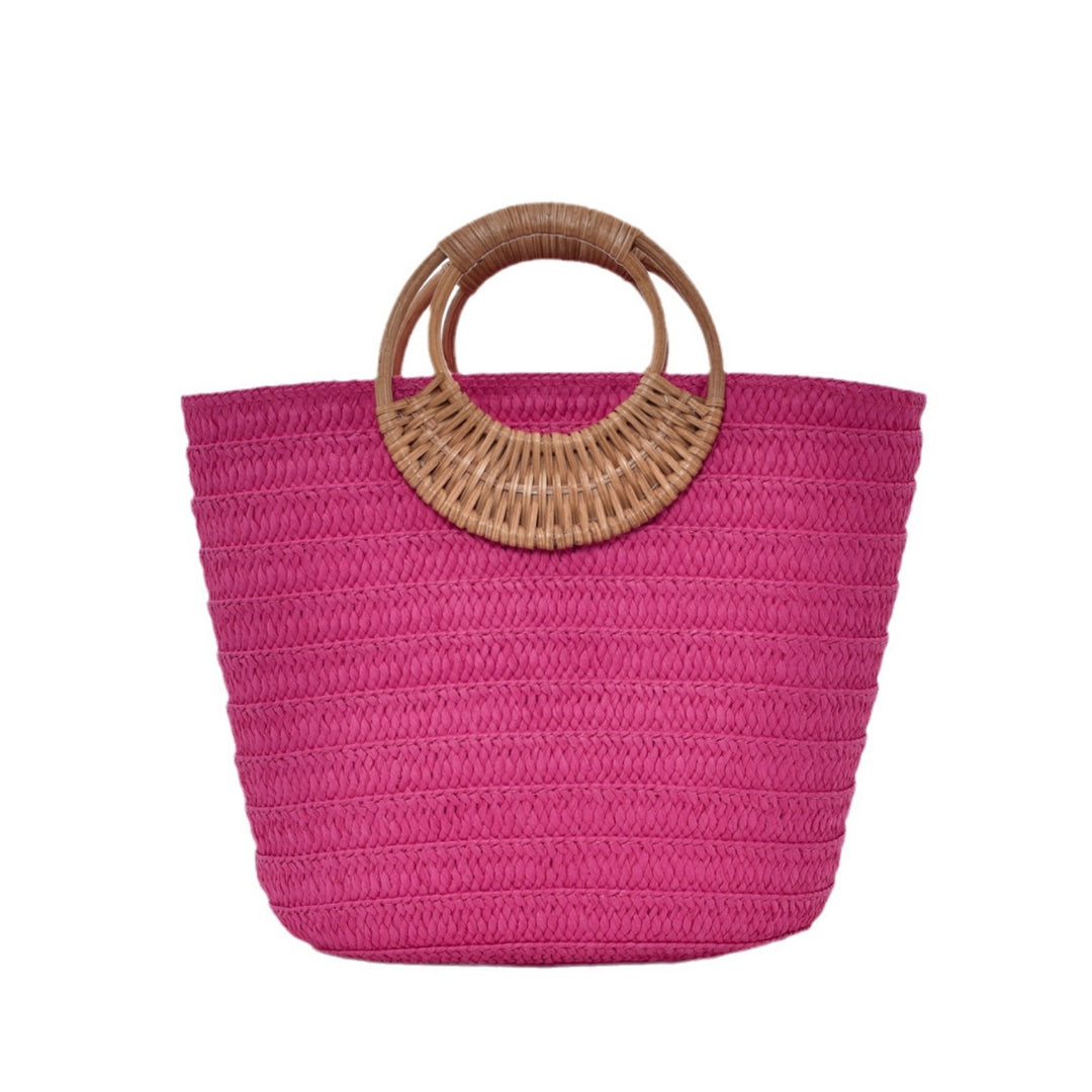 Handbag with Braided Handle Kalsten