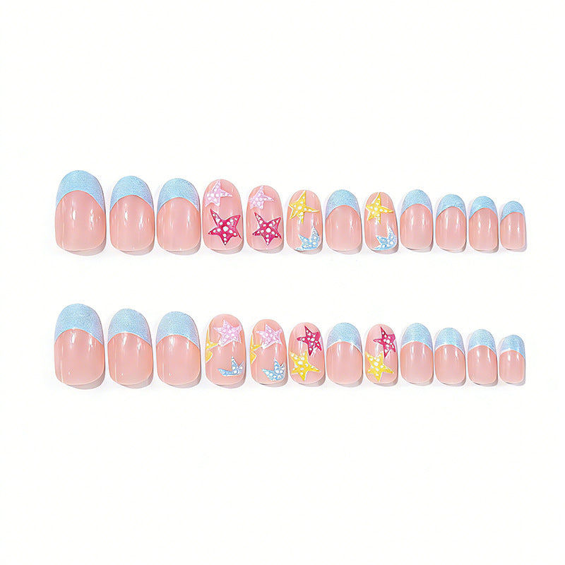 Artistic Starfish Nail Art Kalsten