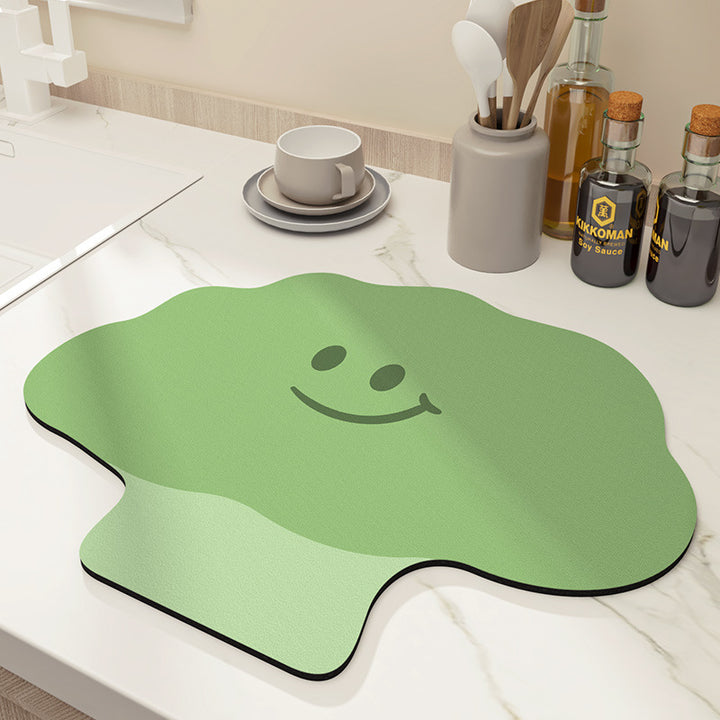Decorative Floral Kitchen Mat
