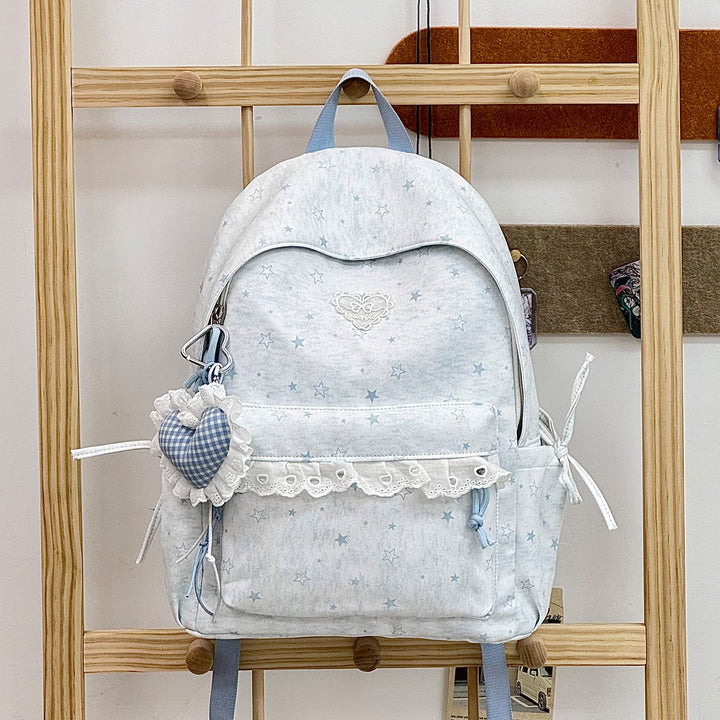 Cute Decorative Star-Embellished Backpack Kalsten