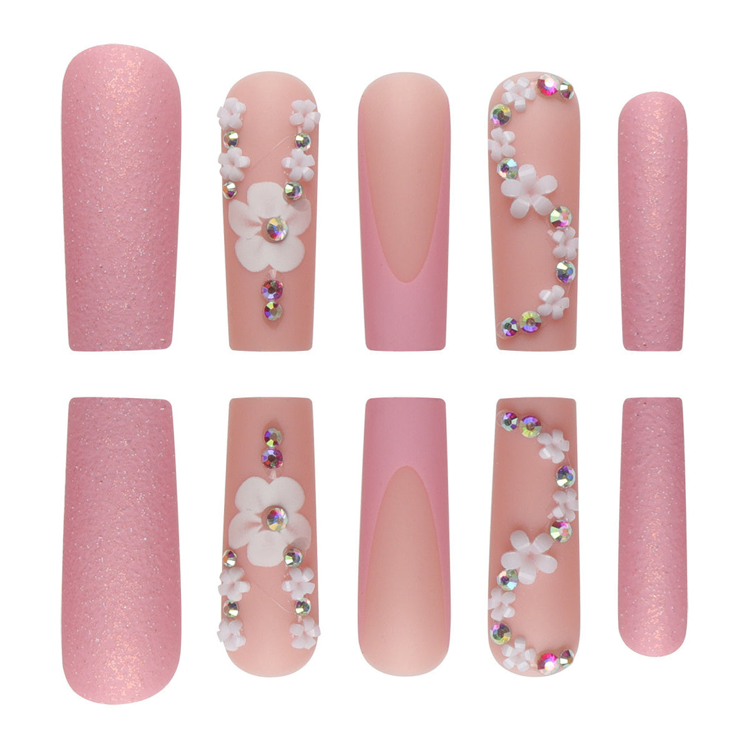 Decorative Floral Stiletto Press-On Nails Kalsten 1789085850