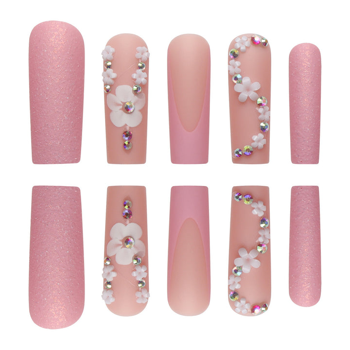 Decorative Floral Stiletto Press-On Nails Kalsten 1789085850