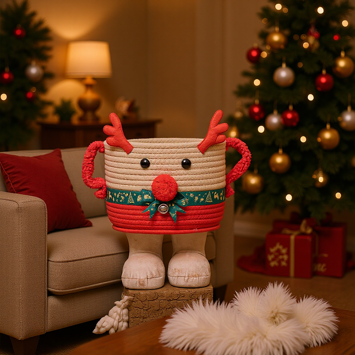 Playful Decorative Storage Basket Kalsten