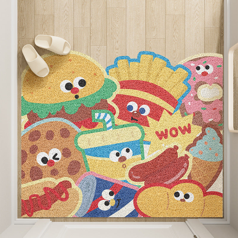 Whimsical Food-Themed Indoor Mat Kalsten