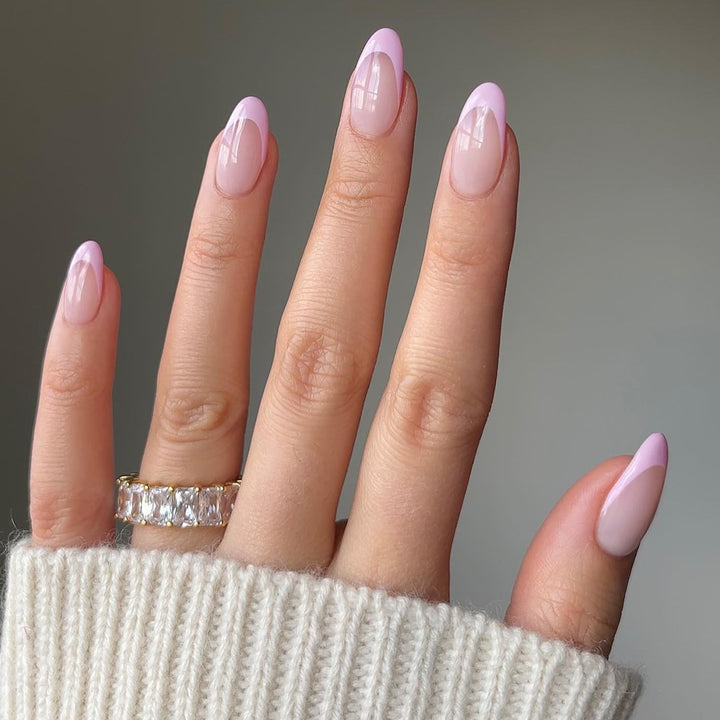 Elegant French Tip Nail Set