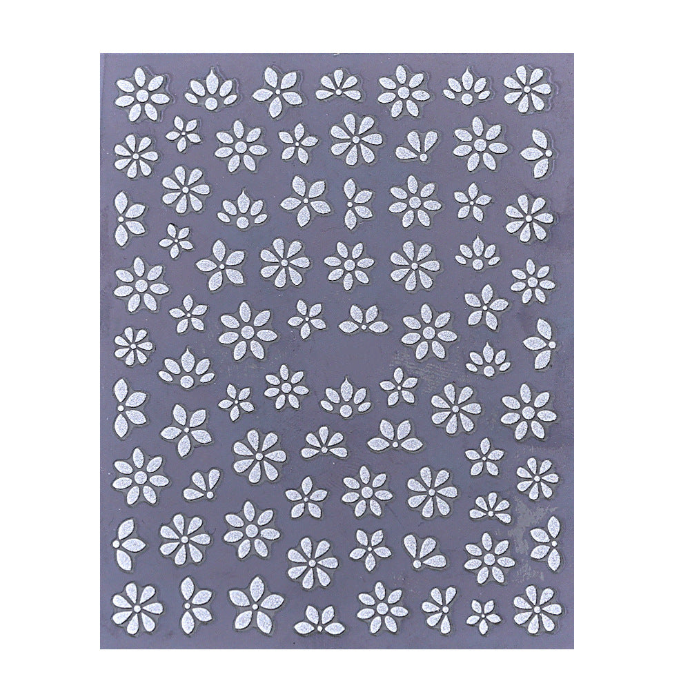 Decorative Floral Nail Art Stickers  1791507059