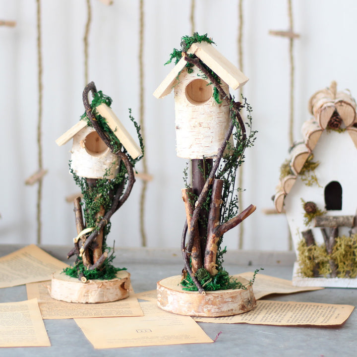 Decorative Birdhouse made of Wood Kalsten