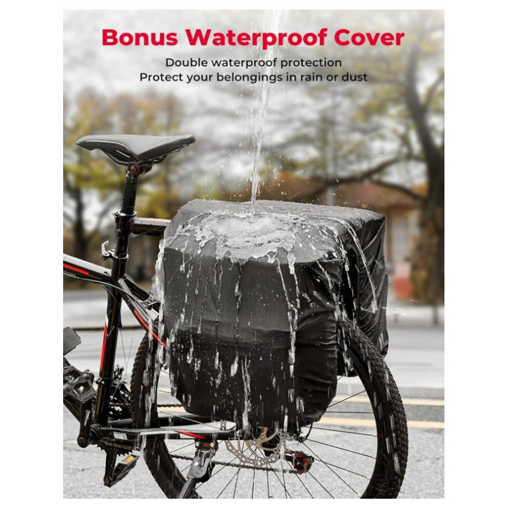 Bicycle bag with multiple attachment and insulated inner pocket Kalsten