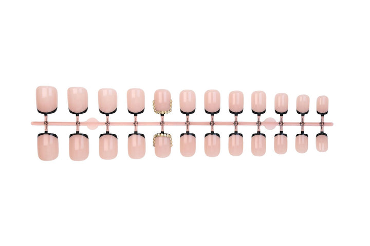 Luxury Acrylic Nail Set with Glitter and Detailed Designs Kalsten