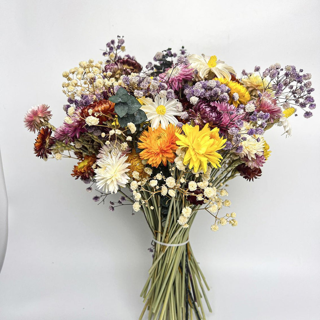 Dried Floral Bouquet with Natural Accents