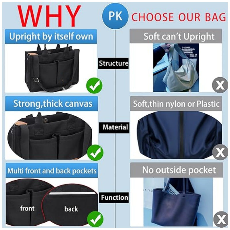 Elegant tote bag with practical compartments Kalsten