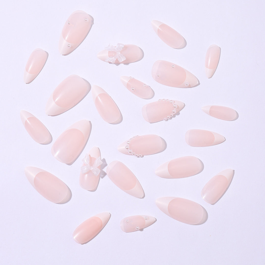 Artificial nail set with luxurious embellishments and sparkling details Kalsten