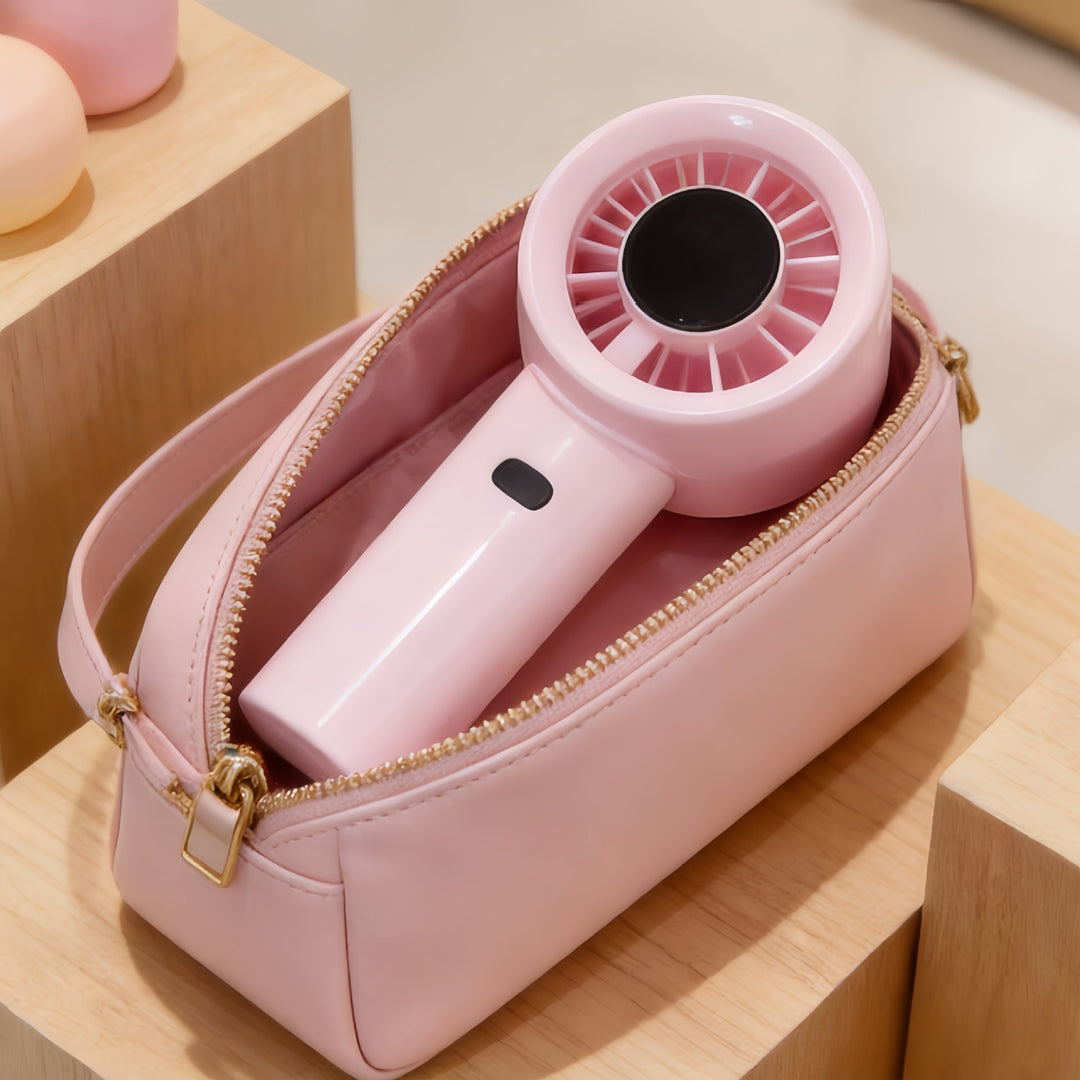 Women's Portable Hand Fan with USB Charging Function and Powerful Air Circulation Kalsten