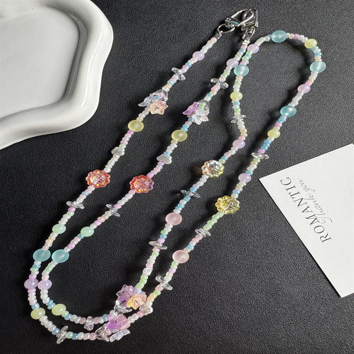 Multi-Strand Decorative Beaded Necklace Kalsten