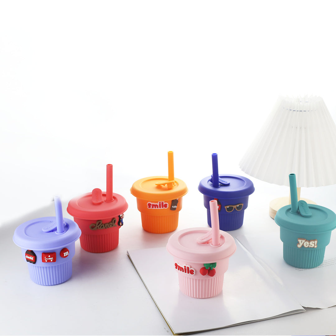 Women's creative silicone drinking cup with funny designs Kalsten