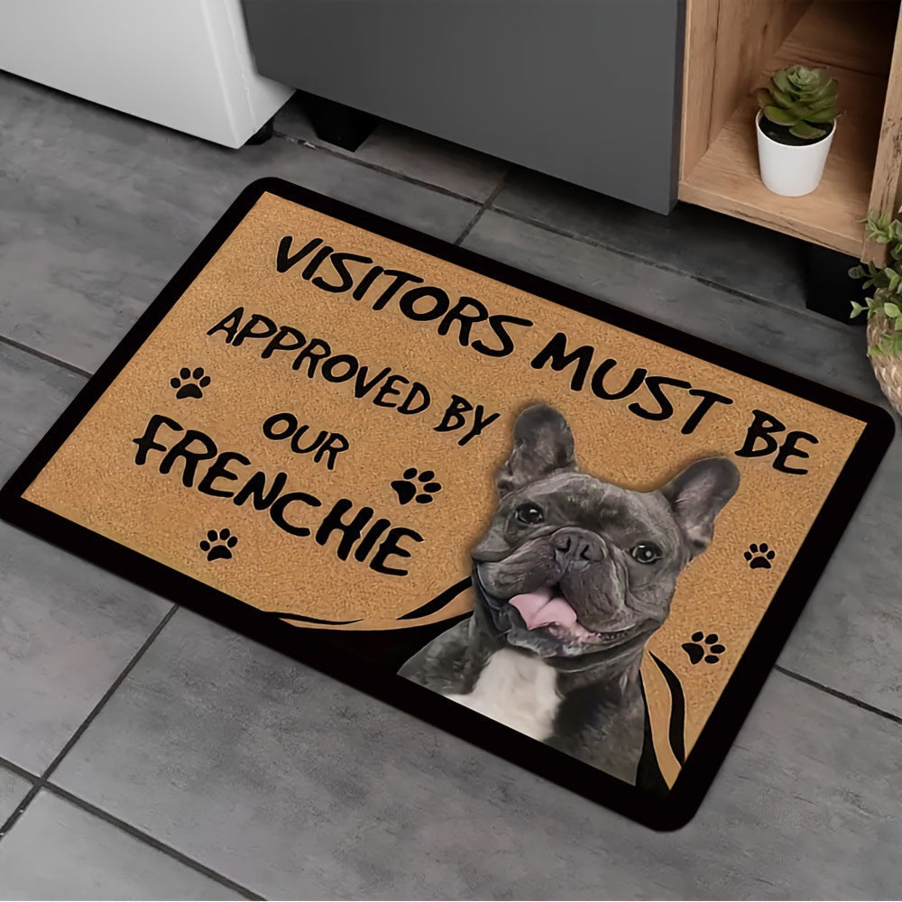 Cozy Dog-Themed Floor Mat