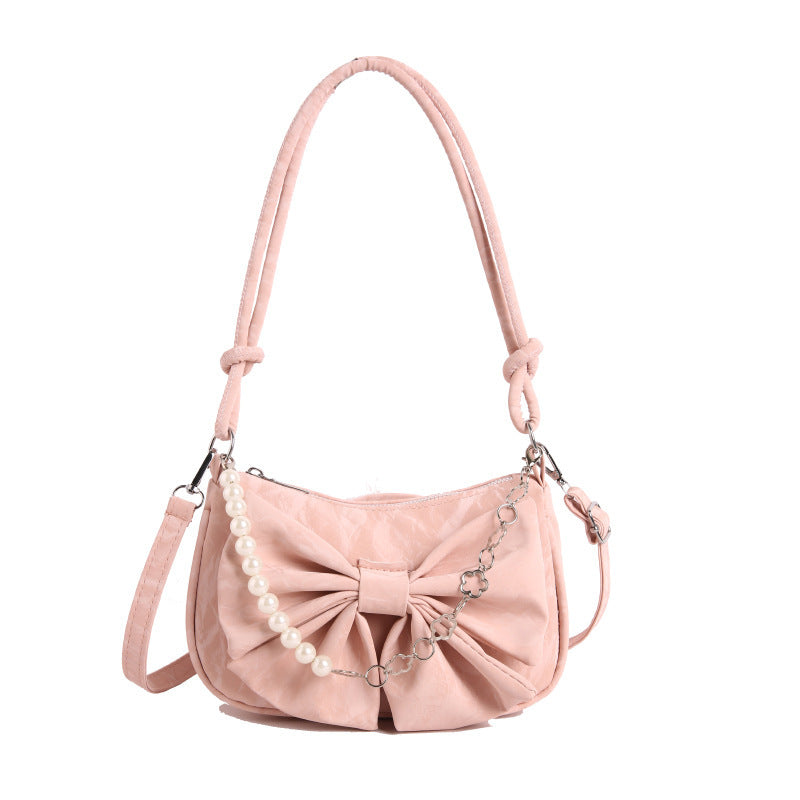 Elegant Bow-Embellished Handbag Kalsten