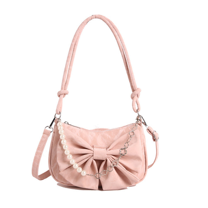 Elegant Bow-Embellished Handbag Kalsten